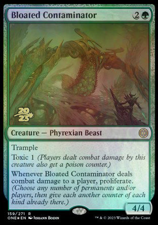 Bloated Contaminator [Phyrexia: All Will Be One Prerelease Promos] | Devastation Store