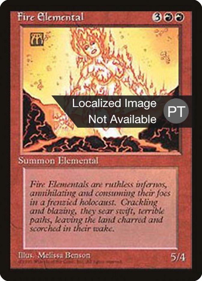 Fire Elemental [Fourth Edition (Foreign Black Border)] | Devastation Store
