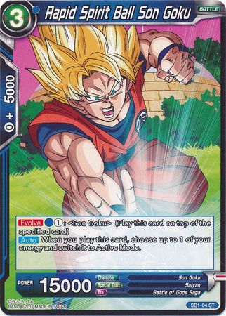 Rapid Spirit Ball Son Goku (Starter Deck - The Awakening) [SD1-04] | Devastation Store