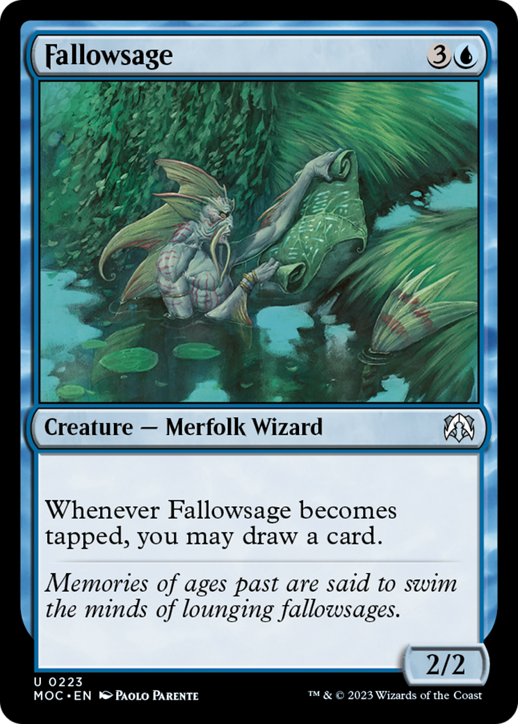 Fallowsage [March of the Machine Commander] | Devastation Store