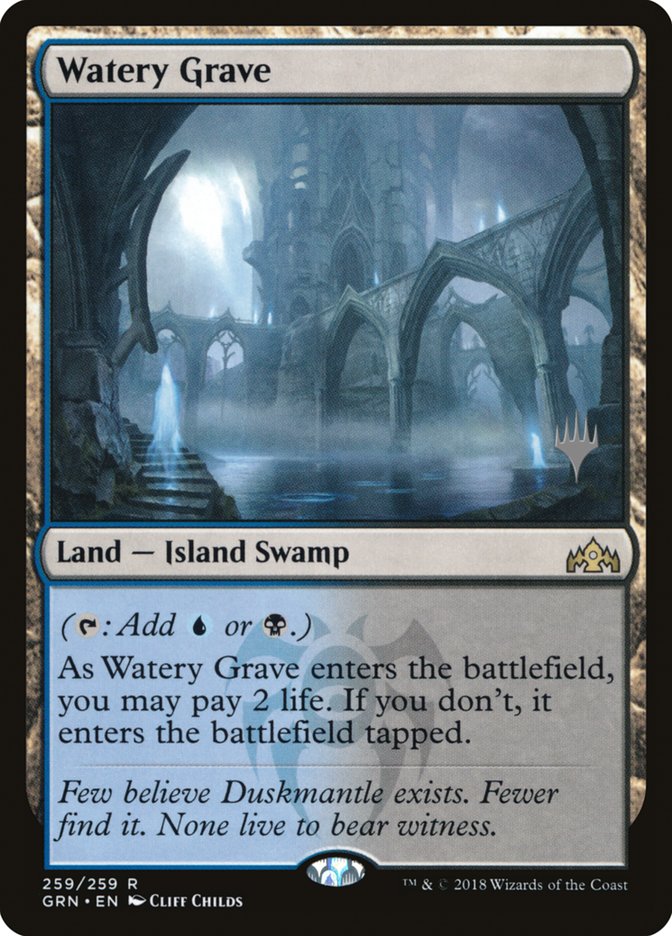Watery Grave (Promo Pack) [Guilds of Ravnica Promos] | Devastation Store