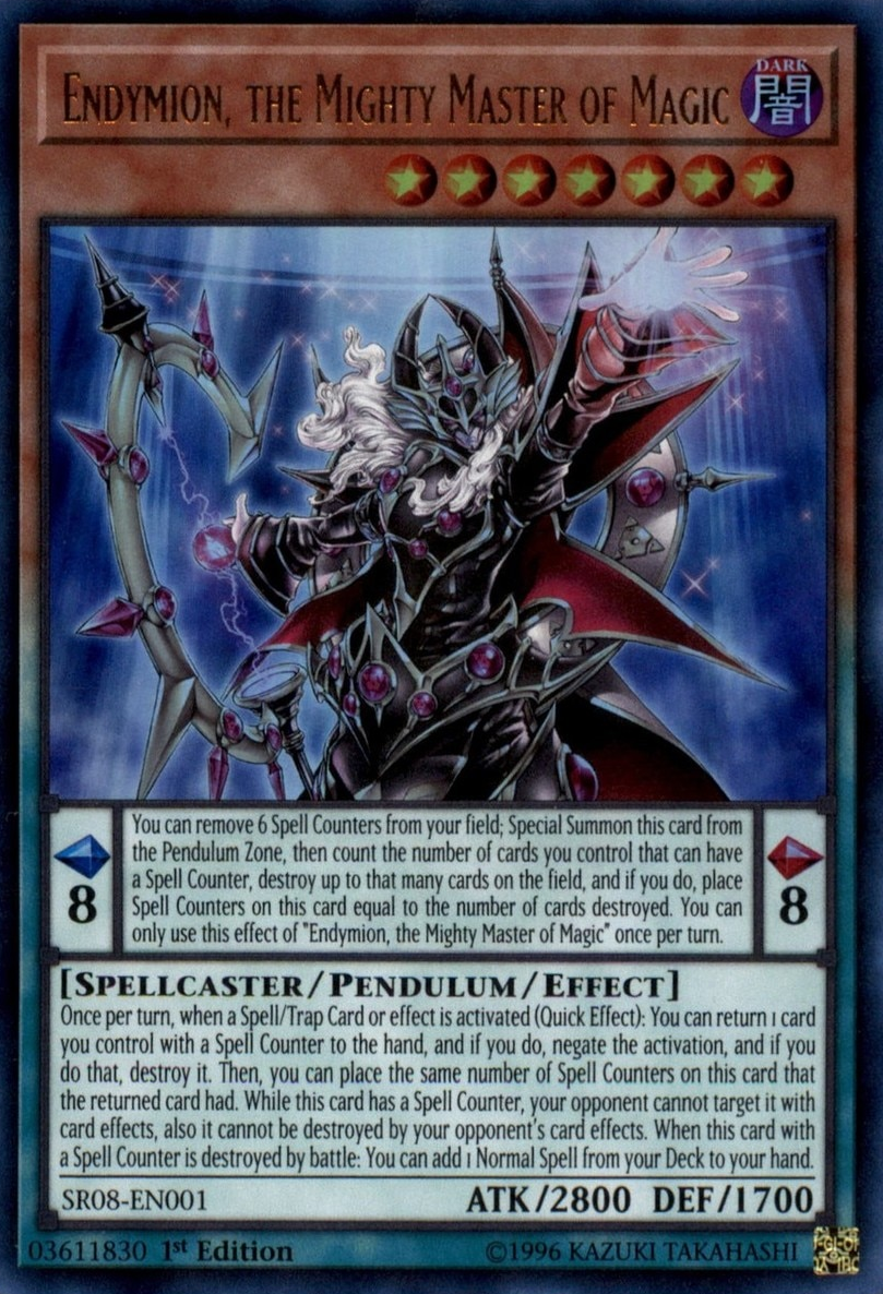 Endymion, the Mighty Master of Magic [SR08-EN001] Ultra Rare | Devastation Store