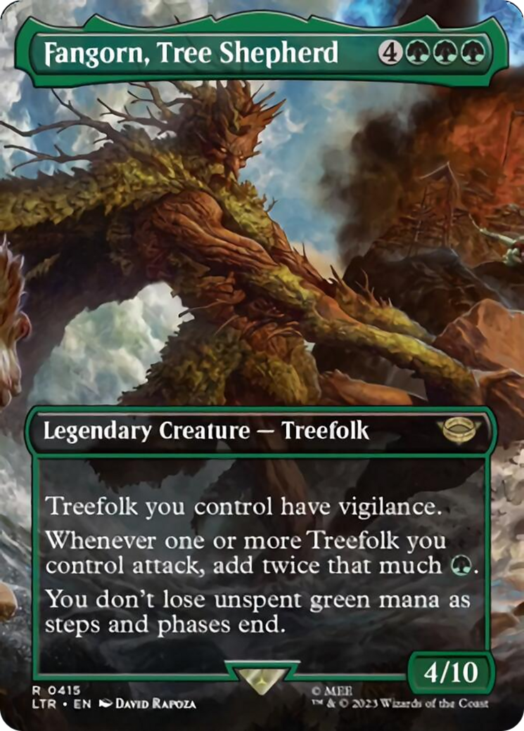 Fangorn, Tree Shepherd (Borderless Alternate Art) [The Lord of the Rings: Tales of Middle-Earth] | Devastation Store