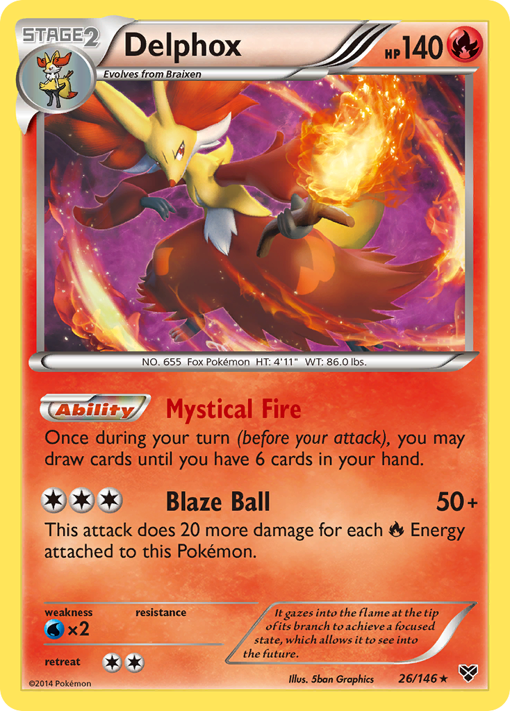 Delphox (26/146) [XY: Base Set] | Devastation Store