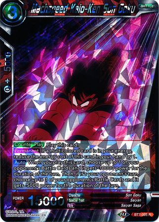 Machspeed Kaio-Ken Son Goku [BT7-005] | Devastation Store