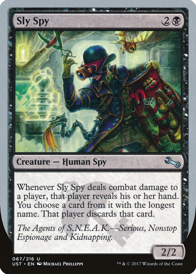 Sly Spy ("Serious, Nonstop Espionage and Kidnapping") [Unstable] - Devastation Store | Devastation Store