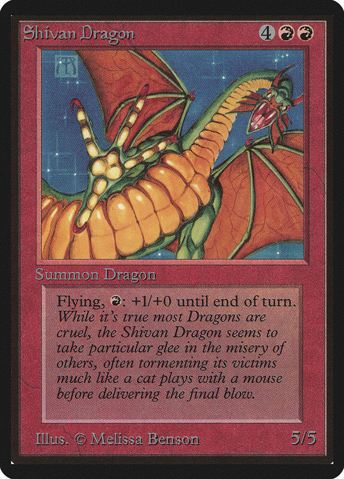 Shivan Dragon [Limited Edition Beta] - Devastation Store | Devastation Store