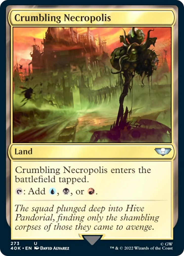 Crumbling Necropolis (Surge Foil) [Universes Beyond: Warhammer 40,000] | Devastation Store