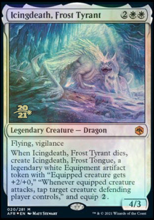 Icingdeath, Frost Tyrant [Dungeons & Dragons: Adventures in the Forgotten Realms Prerelease Promos] | Devastation Store