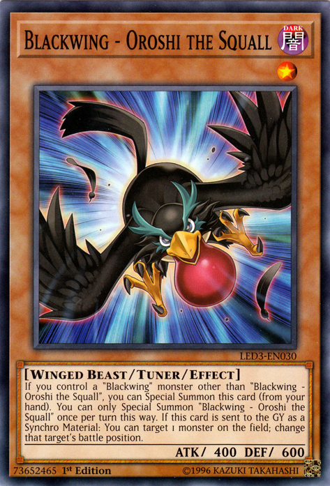 Blackwing - Oroshi the Squall [LED3-EN030] Common | Devastation Store