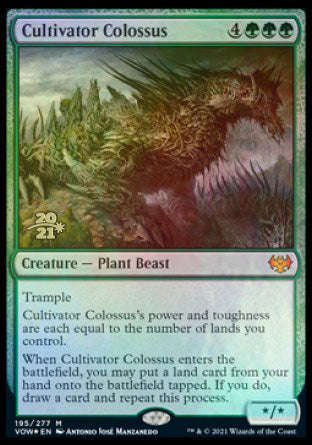 Cultivator Colossus [Innistrad: Crimson Vow Prerelease Promos] | Devastation Store
