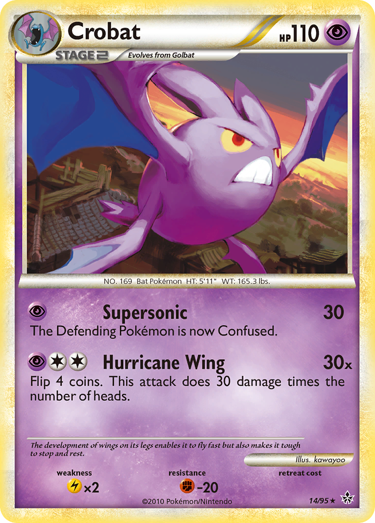 Crobat (14/95) [HeartGold & SoulSilver: Unleashed] | Devastation Store