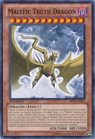 Malefic Truth Dragon [SP14-EN044] Starfoil Rare | Devastation Store