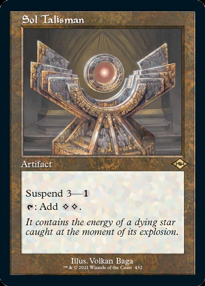 Sol Talisman (Retro Foil Etched) [Modern Horizons 2] | Devastation Store