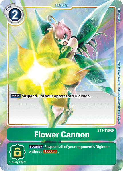 Flower Cannon [BT1-110] (Alternate Art) [Release Special Booster Ver.1.0] | Devastation Store