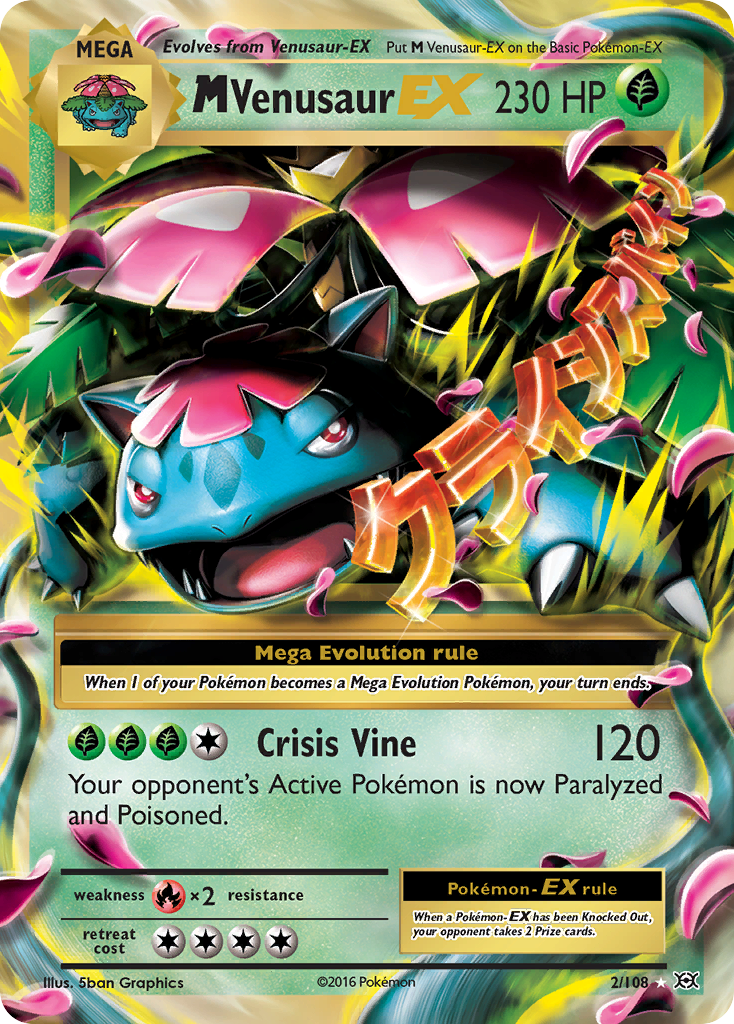 M Venusaur EX (2/108) [XY: Evolutions] | Devastation Store