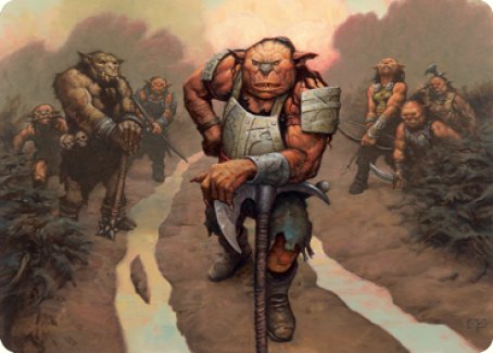 Hobgoblin Bandit Lord Art Card [Dungeons & Dragons: Adventures in the Forgotten Realms Art Series] | Devastation Store
