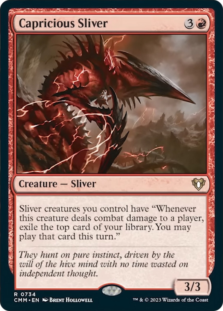 Capricious Sliver [Commander Masters] | Devastation Store