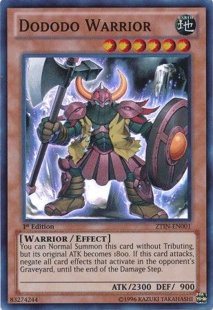 Dododo Warrior [ZTIN-EN001] Super Rare | Devastation Store