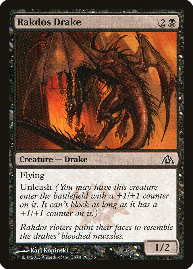 Rakdos Drake [Dragon's Maze] | Devastation Store