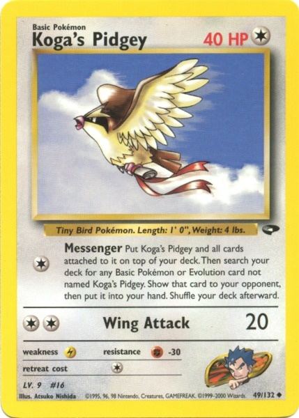 Koga's Pidgey (49/132) [Gym Challenge Unlimited] | Devastation Store