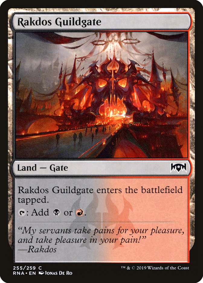 Rakdos Guildgate (255/259) [Ravnica Allegiance] | Devastation Store