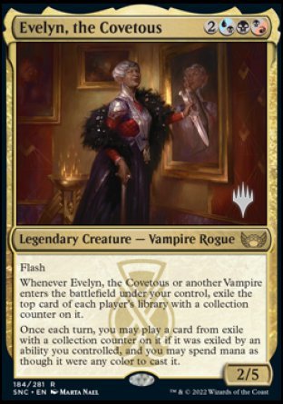 Evelyn, the Covetous (Promo Pack) [Streets of New Capenna Promos] | Devastation Store