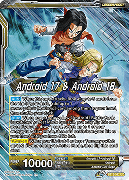 Android 17 & Android 18 // Android 17 & Android 18, Harbingers of Calamity (Uncommon) [BT13-092] | Devastation Store
