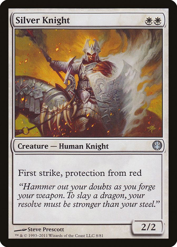 Silver Knight [Duel Decks: Knights vs. Dragons] - Devastation Store | Devastation Store