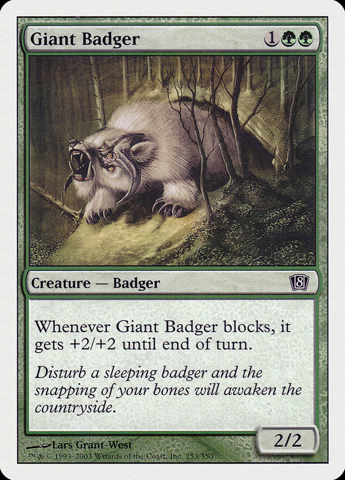 Giant Badger [Eighth Edition] - Devastation Store | Devastation Store