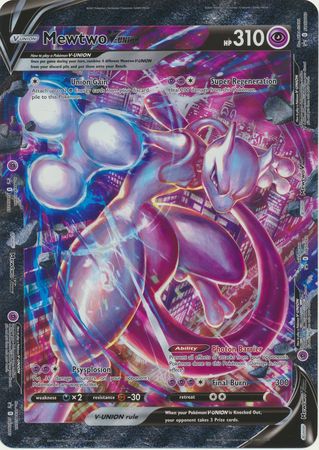 Mewtwo V-Union (Jumbo Card) [Sword & Shield: Black Star Promos] | Devastation Store