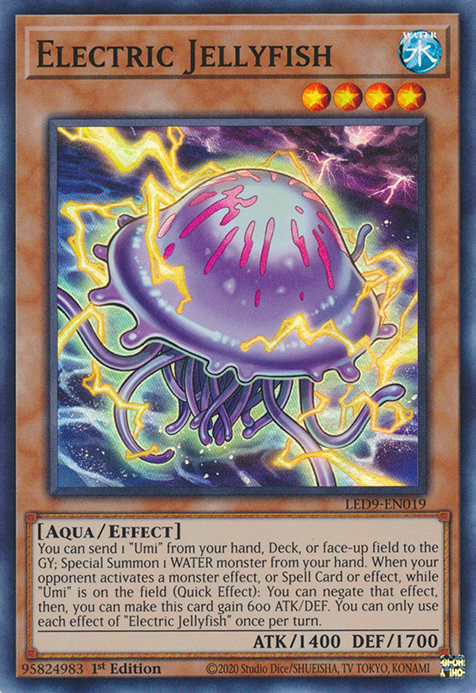 Electric Jellyfish [LED9-EN019] Super Rare | Devastation Store