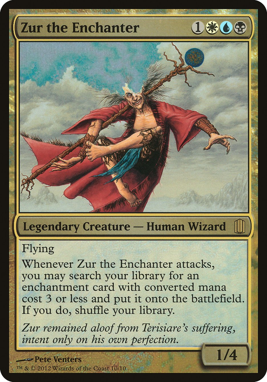 Zur the Enchanter (Oversized) [Commander's Arsenal Oversized] | Devastation Store