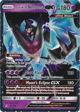 Dawn Wings Necrozma GX (63/156) (Jumbo Card) [Sun & Moon: Ultra Prism] | Devastation Store