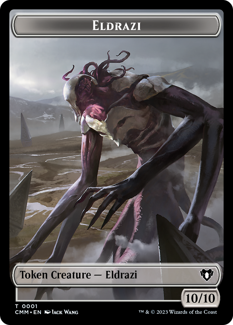 Eldrazi // Knight Double-Sided Token [Commander Masters Tokens] | Devastation Store