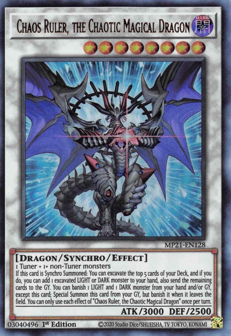 Chaos Ruler, the Chaotic Magical Dragon [MP21-EN128] Ultra Rare | Devastation Store