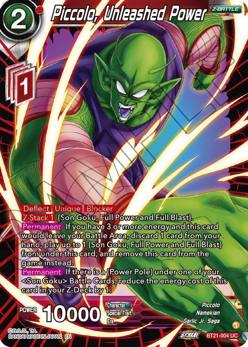 Piccolo, Unleashed Power (BT21-004) [Wild Resurgence] | Devastation Store