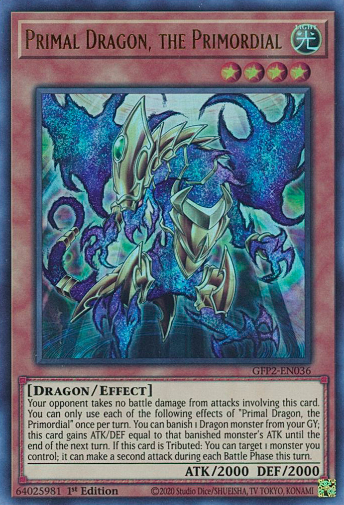 Primal Dragon, the Primordial [GFP2-EN036] Ultra Rare | Devastation Store