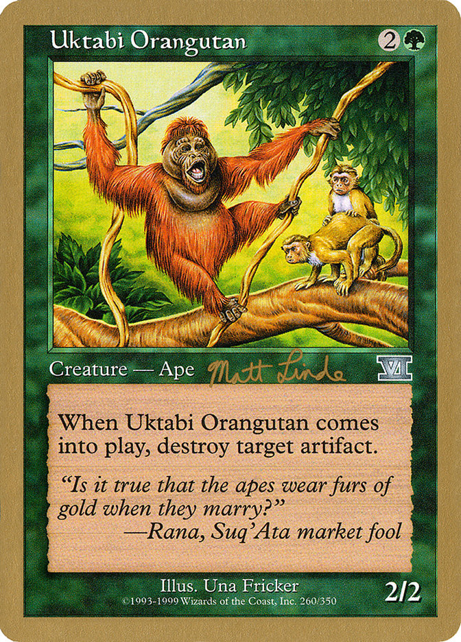 Uktabi Orangutan (Matt Linde) [World Championship Decks 1999] | Devastation Store