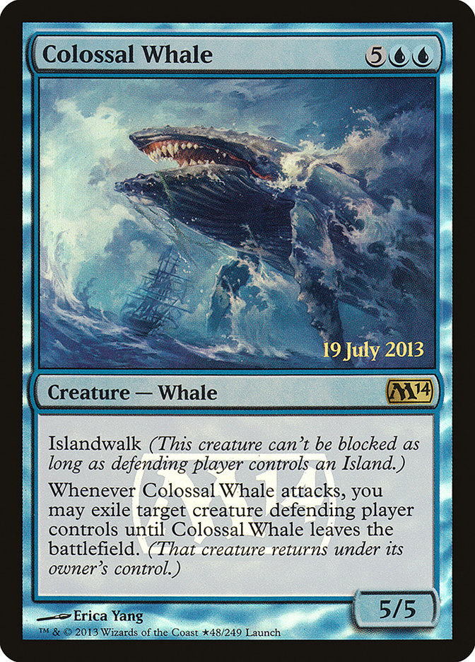 Colossal Whale [Magic 2014 Prerelease Promos] - Devastation Store | Devastation Store