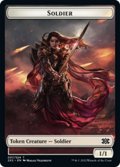 Faerie Rogue // Soldier Double-sided Token [Double Masters 2022 Tokens] | Devastation Store