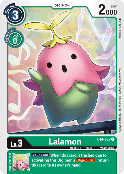 Lalamon [BT4-052] [Great Legend] | Devastation Store