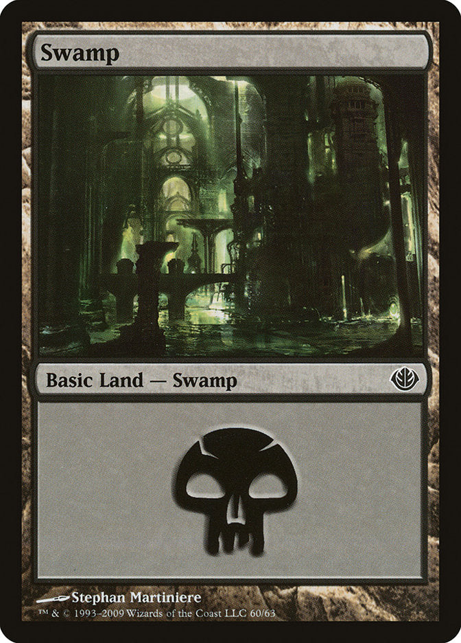 Swamp (60) [Duel Decks: Garruk vs. Liliana] - Devastation Store | Devastation Store