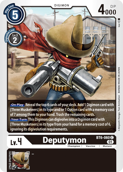 Deputymon [BT6-060] [Double Diamond] | Devastation Store