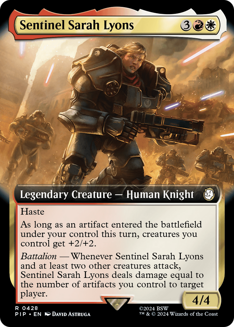 Sentinel Sarah Lyons (Extended Art) [Fallout] | Devastation Store