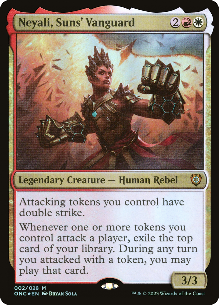 Neyali, Suns' Vanguard [Phyrexia: All Will Be One Commander] | Devastation Store