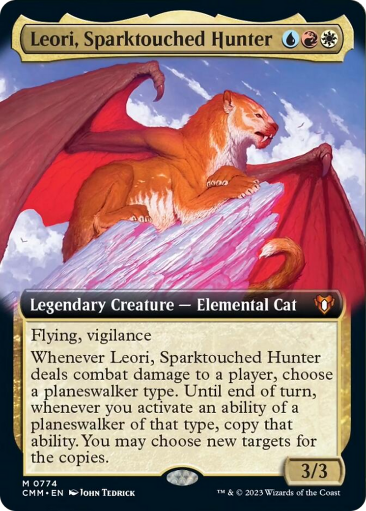 Leori, Sparktouched Hunter (Extended Art) [Commander Masters] | Devastation Store