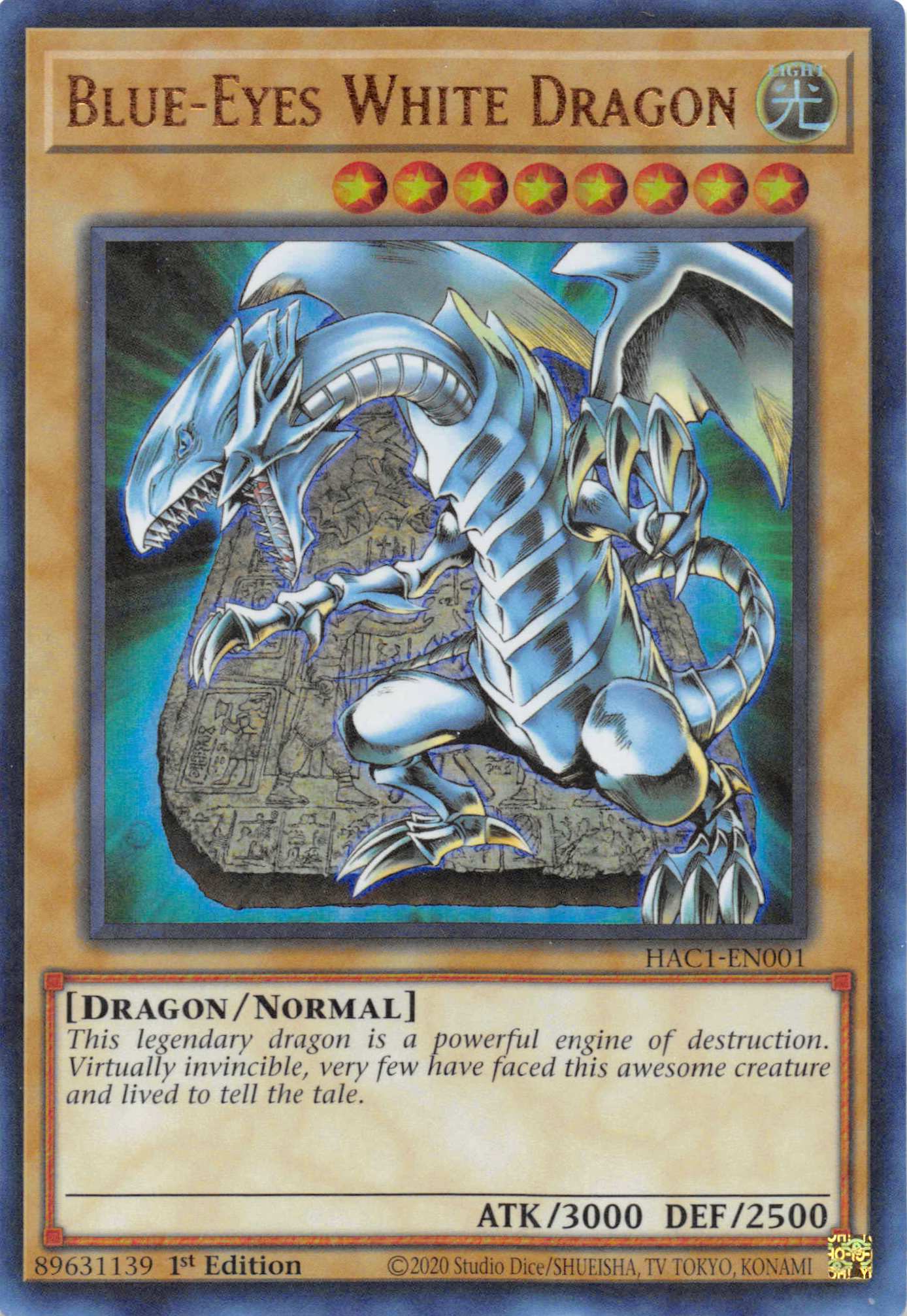 Blue-Eyes White Dragon (Duel Terminal) [HAC1-EN001] Parallel Rare | Devastation Store