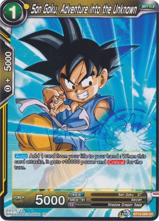 Son Goku, Adventure into the Unknown [BT10-099] | Devastation Store
