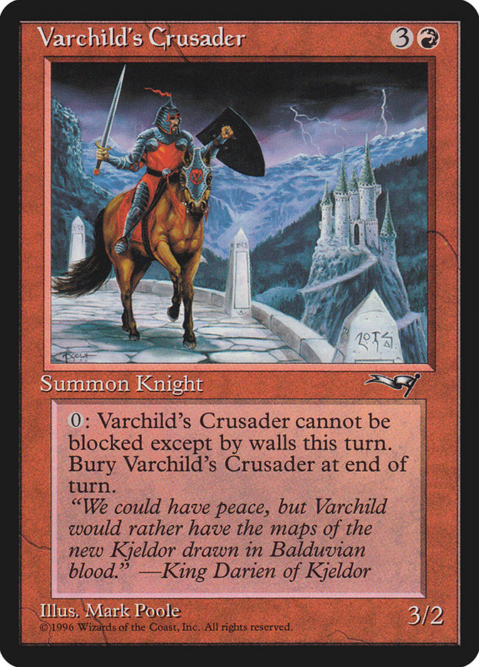 Varchild's Crusader (Brown Horse) [Alliances] | Devastation Store